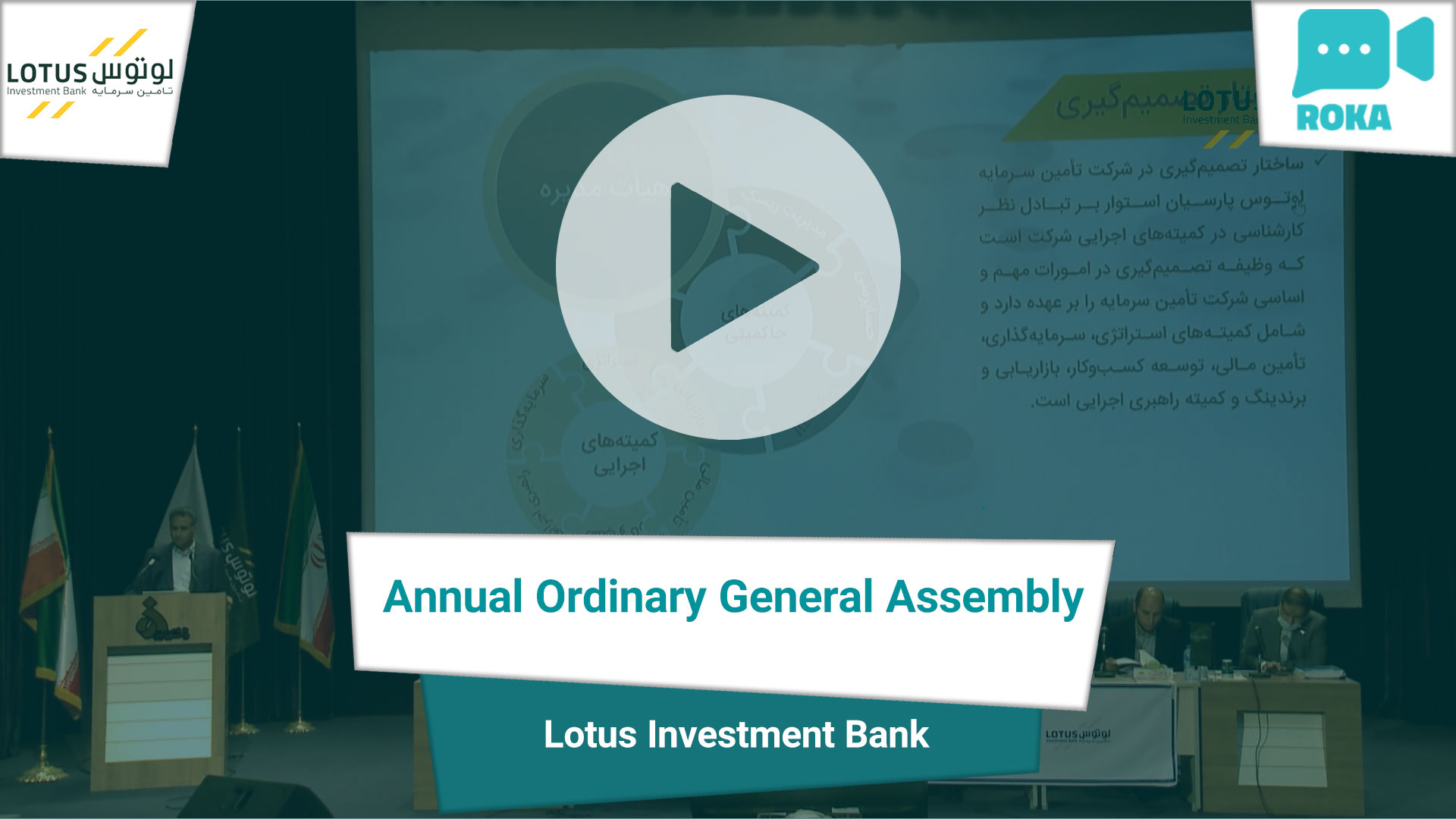 Annual Ordinary General Assembly Lotus Investment Bank Roka
